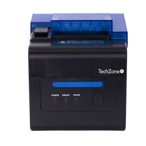 Impresora termica TechZone TZBE302E de 80mm, vel de 300mm/s, 203 DPI´s, USB-SERIAL-RJ45-RJ11, cortador automatico, 1 año de garantía