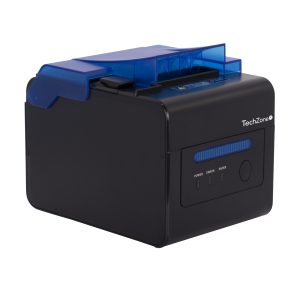 Impresora termica TechZone TZBE302E de 80mm, vel de 300mm/s, 203 DPI´s, USB-SERIAL-RJ45-RJ11, cortador automatico, 1 año de garantía
