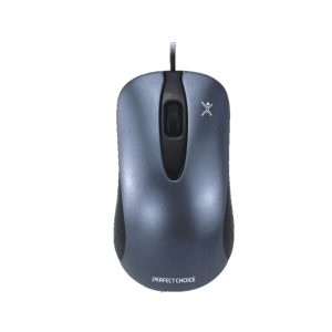 Kit Teclado+Mouse+Diadema para Oficina PERFECT CHOICE PC-201700, Negro, 1000 DPI