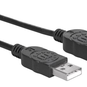 308519 Cable USB-A V2.0 Ext. 0.9M Negro