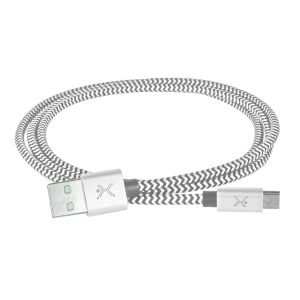 Cable USB A Micro USB PERFECT CHOICE PC-101680 , Plata