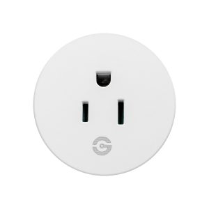 Enchufe Inteligente GETTTECH GSW-71002, Inalámbrico, Wi-Fi, Blanco, 110V-125V