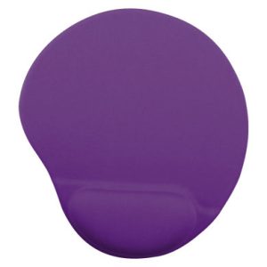 Mouse Pad, C/ Almohadilla Tipo Gel, MORADO, Antiderrapante, Monótono, 24.5*21.5*0.2 Cms, BROBOTIX 500074M