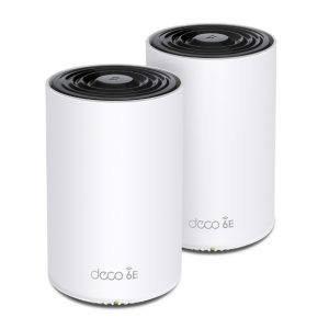 SISTEMA WIFI MESH TP-LINK DECO XE75(2-PACK) PARA CONEXIONES EN TODO EL HOGAR