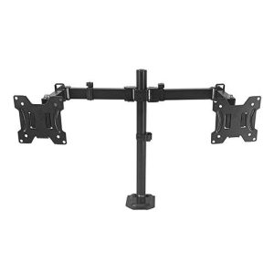 SOPORTE PARA MONITOR DOBLE BRAZO NEGRO. STGASOP1B