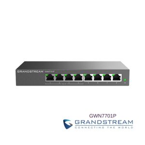 Switch No Administrable de 8 puertos Gigabit con 4 puertos Poe hasta 60W de salida, compatible con GWN Cloud , carcasa metalica