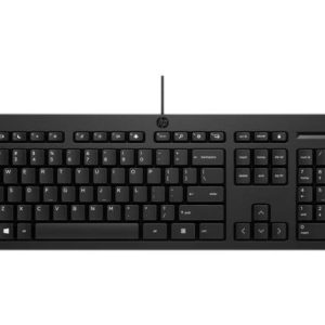 Teclado Alámbrico HP 125 266C9AA#ABM (USB Type-A con cable)