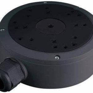 Caja de Conexiones para exterior, compatible con camaras AHD e IP, Aprueba de Agua IP66, Color Negro.