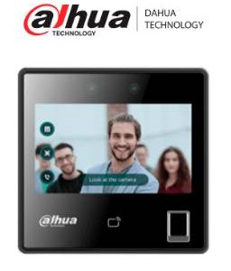 DAHUA DHI-ASI3214A-W -Control de Acceso Reconocimiento Facial/Pantalla Touch de 4.3/3000 Rostros/5000 Huellas/3000 Tarjetas MIFARE