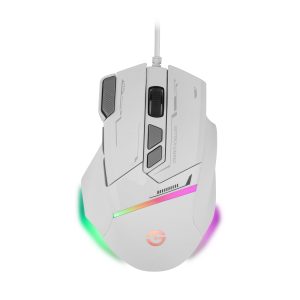 Mouse Gamer, Getttech, Blanco - Modelo GPM-RGBWR-G1-WH