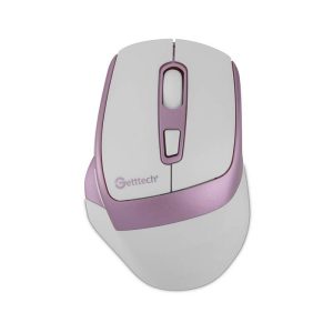 Mouse de oficina, Getttech, Rosa - Modelo GGM-STDBW-01-PK