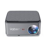 Proyector YABER Pro U6 Bluetooth WiFi 5G de actualización Yaber, 450 lúmenes ANSI, resolución native 1920*1080P.