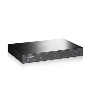 Switch Gigabit Smart 8 Puertos TP-LINK TL-SG2008, Negro, 8 puertos