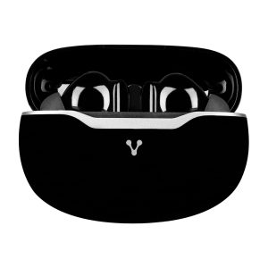 AUDIFONOS VORAGO ESB-450 BLUETOOTH 5.3 18 HORAS DE REPROCCION CONTROLES TACTILES MANOS LINRES Y APLICACIÓN PARA CONFIGURACION COLOR NEGRO
