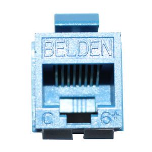 Conector Jack BELDEN AX104193 , RJ-45, Azul, De plástico, Cat 6