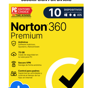 ESD Norton 360 Premium 10 Dispositivos 1 Año 21430698