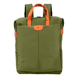 MOCHILA VORAGO BP-301 VINTAGE DOBLE USO LAPTOP 15.6 VERDE