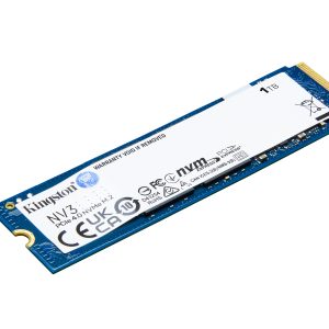 UNIDAD DE ESTADO SOLIDO KINGSTON NV3 1TB M.2 2280 NVME PCIE GEN 4X4 R.6000MB/S W.4000MB/S