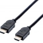 355308 Cable HDMI de Alta Velocidad, macho a macho,4K, blindado, Longitud 1.5m, Color negro