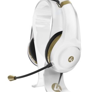 Auriculares para juegos 4Gamers XP-GOLDR-WHT-4G (Color Blanco-Dorado)