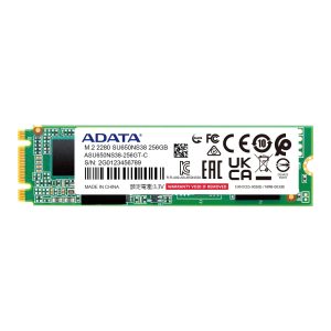 SSD ADATA SU650NS38, 256 GB, SATA III, 550 MB/s, 500 MB/s, 6 Gbit/s