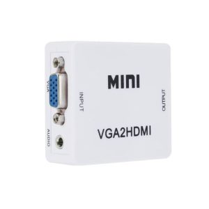 ADAPT P/CAM UB VGA A HDMI 60HZ Adaptador Mini VGA2HDMI Urban Balance Ideal para cámaras HD, consolas, Blu-ray y DVD. VGA2HDMI