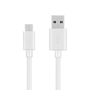 Cable USB A a MICRO USB V8, color blanco. 1 metro de largo. Alta resistencia de materiales y carga rápida DB-G-USBMB