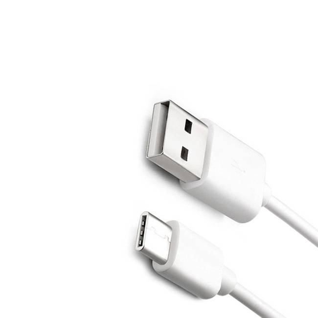 Cable USB A a TIPO C, color blanco. 1 metro de largo. Alta resistencia de materiales y carga rápida DB-G-USBCB