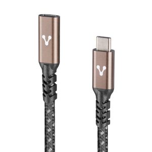 Cable USB Vorago CAB-127 Extensión USB tipo C, hasta 100W, 1m