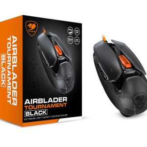 MOUSE COUGAR AIRBLADER TOURNAMENT NEGRO (3M487WONB.0001) OPTICO,20000DPI,6BOTONES,650IPS, ALAMBRICO