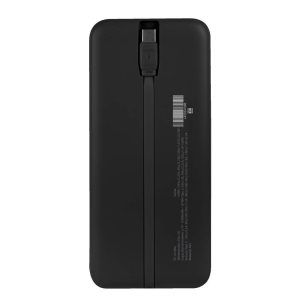PERFECT CHOICE POWER BANK 10000MAH BOLT NEGRO PC-241096