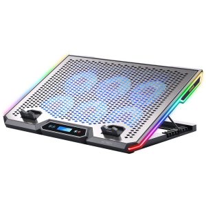 Base Enfriadora para Laptop FROOST ZERO BE640 Acteck Elite Series Base Enfriadora para Laptop 15.6 Pulgadas, 6 Ventiladores, 2 Puertos USB 2.0, 7