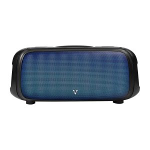 Bocina Vorago KSP-530 Bafle Karaoke speaker, Micro SD, Bluetooth 5.0, USB, 3.5 mm, TWS, Radio FM, Incluye micrófono inalámbrico y control remoto