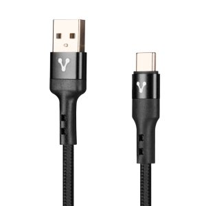 Cable USB Vorago CAB-128 Cable USB A Tipo C, 3m, Carga rápida 3.0A