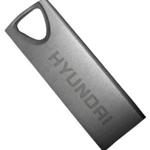 Memoria USB HYUNDAI U2BK/16GASG, Gris, 16 GB, USB 2.0, 10 MB/s, 3 MB/s