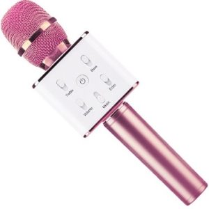 Micrófono BROBOTIX 832464, Inalámbrico, Rosa