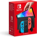 Nintendo Switch Modelo OLED Color Joycons Neon Red & Neon Blue. Version Internacional