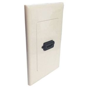 TAPA - FACEPLATE DE 1 PANEL CON JACK HDMI HEMBRA 90 GRADOS, UNIVERSAL, STANDARD