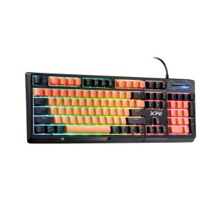 Teclado GAMING XPG MERA SEEKER, Membrana sensación mecánica, iluminación RGB, NEGRO. SEEKER105ZBK/OGCES