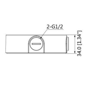 Caja de conexiones para camaras domo DAHUA