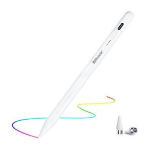 LÁPIZ-PLUMA ÓPTICA ACTIVA DIGITAL STYLUS C/2 REPUESTOS, PARA TABLETA, CELULAR, PANTALLAS TOUCH, UNIVERSAL, RECARGABLE, LARGA DURACIÓN, BROBOTIX 6007167