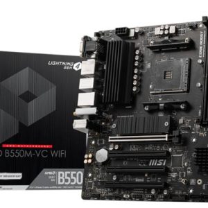 Motherboard MSI PRO B550M-VC WIFI, UPC: Admite procesadores AMD Ryzen™ 3 generación con socket AM4 y futuros procesadores AMD Ryzen™ con actualización de B