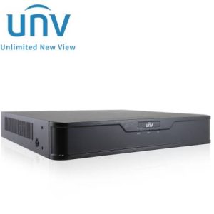 NVR 8MP (4K) 8 Ch / 8 POE UNV (NVR301-08S3-P8) Capacidad 1 Disco Duro hasta 10 TB