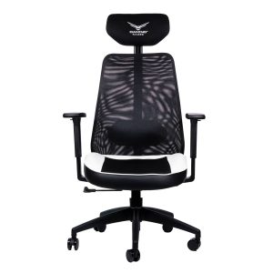 Silla Naceb Gamer Silla De Malla Gamer X-One Color Blanco NA-09S4B