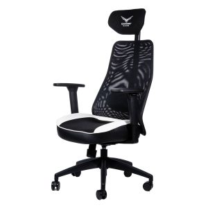 Silla Naceb Gamer Silla De Malla Gamer X-One Color Blanco NA-09S4B
