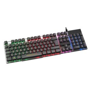 Teclado Acteck Creator Aurean II TA220G Retroiluminación Rainbown