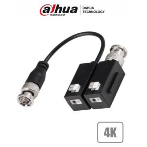 Transceptor pasivo 4K, transmite video hasta 8MP a 200metros. Compatibles con formato HDCVI, TVI, AHD y CVBS.