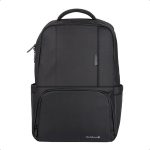Backpack WANTED TZLBP05 TECHZONE de 16 Pulgadas color negro, múltiples compartimientos, garantía limitada de por vida