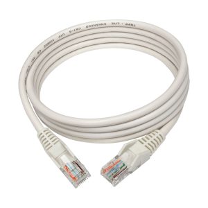 Cable Ethernet (UTP) TRIPP-LITE N001-005-WH, 1,52 m, Moldeado Snagless Cat5e 350 Mhz (RJ45 M/M), PoE - Blanco, 1.52 M 5 pies