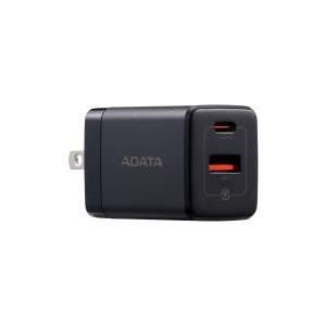 Cargador de pared ADATA,35W, Admite los estándares de carga rápida PD3.0 y QC 3.0 . Color NEGRO, CHARGERU-0352-QCPDBK